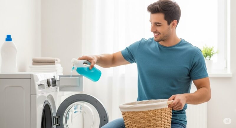 忙しい時に便利！片手で使える洗剤ボトル