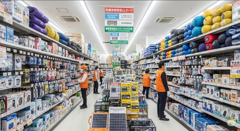 ホームセンターの品揃えもチェック