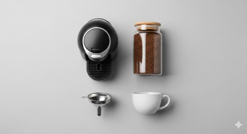 ネスカフェバリスタの詰め替えは他のコーヒーで代用できる？使える粉と注意点