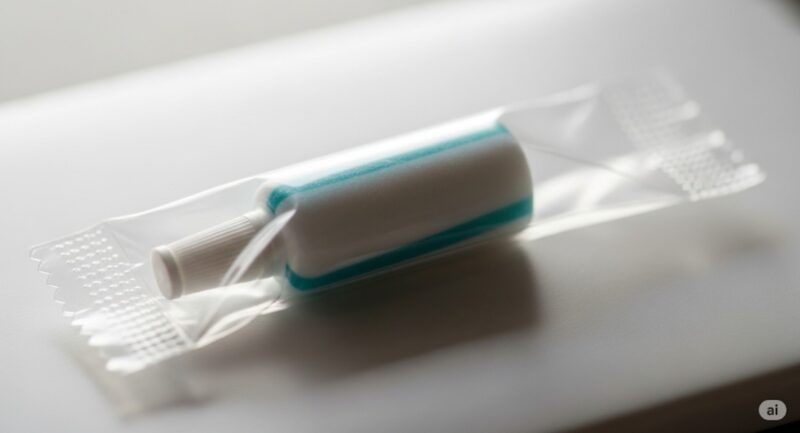 容器いらずの歯磨き粉の小分けアイデア