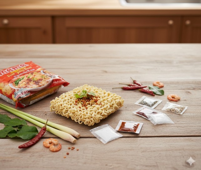 MAMAラーメンの袋の中身