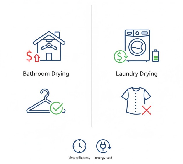 浴室乾燥機と洗濯乾燥機どっちが安い?電気代とコスパ比較