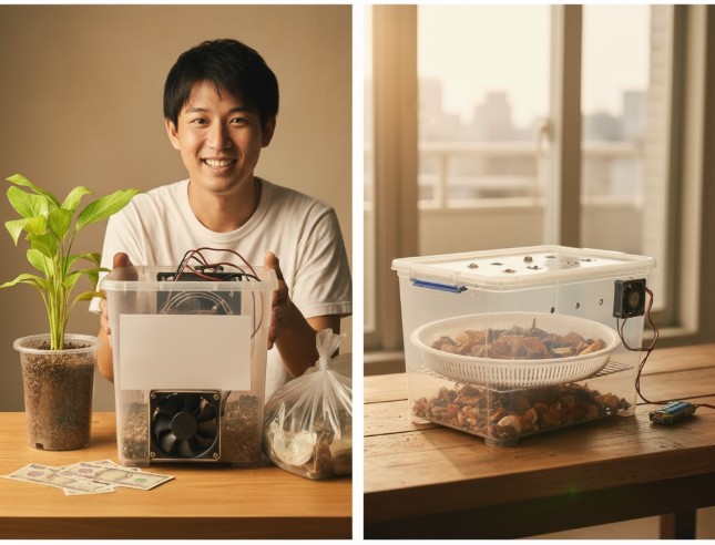 生ゴミ乾燥機は自作できる?100均活用法とキエーロ紹介