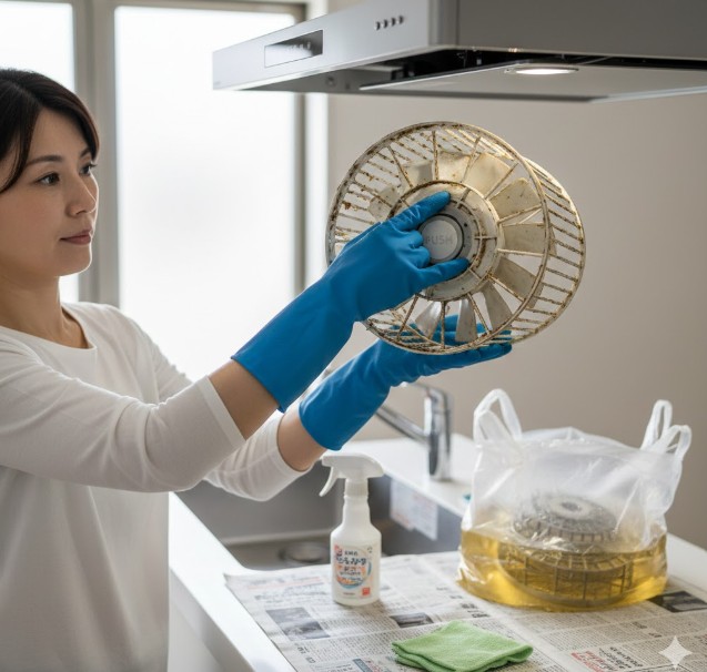 シロッコファンの種類別外し方