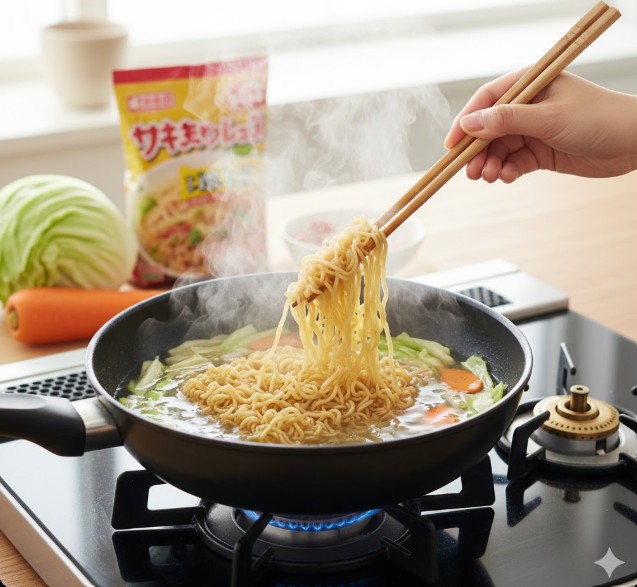 団子にしない「麺のほぐし方」とタイミング