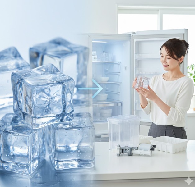 冷蔵庫の製氷機が掃除しやすいメーカーは？丸洗いと自動洗浄を比較