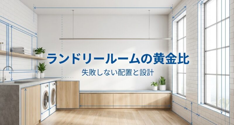 ランドリールームの黄金比