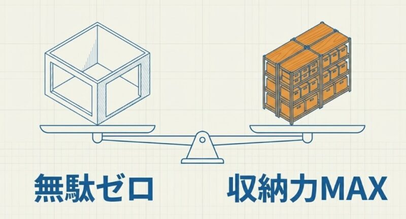 空間を活かす棚の選び方