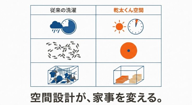 まとめ：2畳のランドリールームに乾太くんを置く