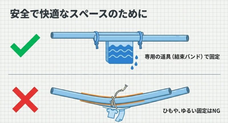 強風への対策と落下防止のメカニズム