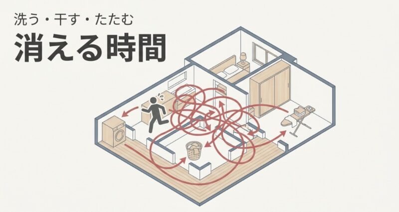 分散していた家事を一箇所に集約して最適化
